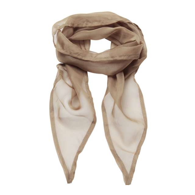 Premier 'colours Collection' Plain Chiffon Scarf - Premier 'colours Collection' Plain Chiffon Scarf - Sand