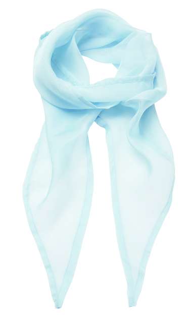 Premier 'colours Collection' Plain Chiffon Scarf - blau