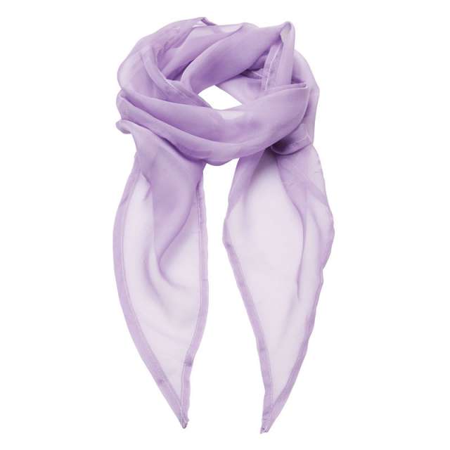 Premier 'colours Collection' Plain Chiffon Scarf - Violett