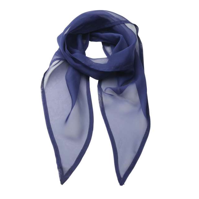 Premier 'colours Collection' Plain Chiffon Scarf - blue