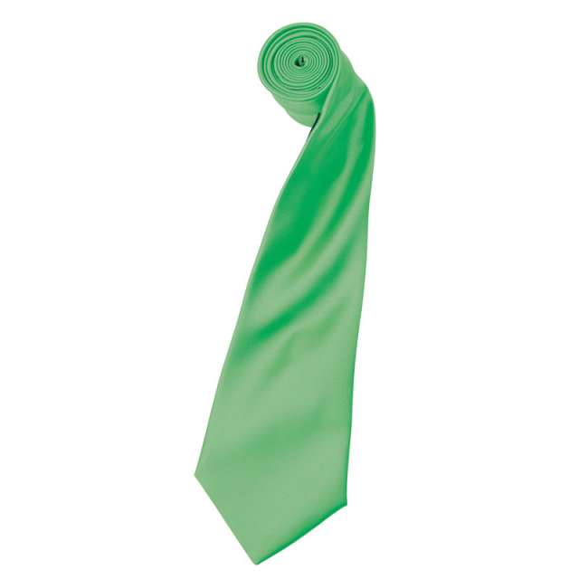 Premier 'colours Collection' Satin Tie - green