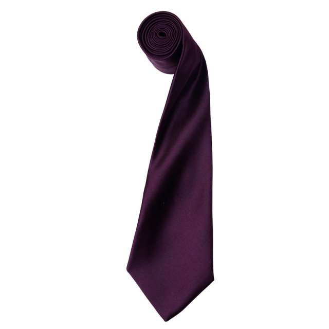 Premier 'colours Collection' Satin Tie - červená