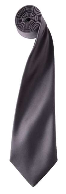Premier 'colours Collection' Satin Tie - šedá