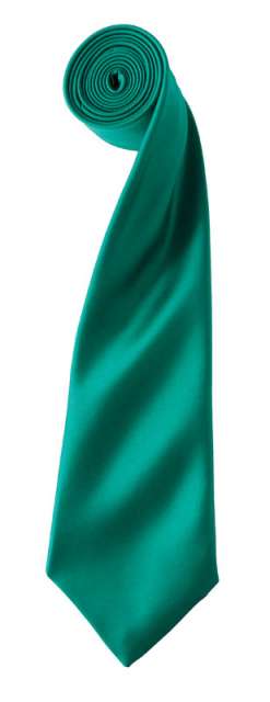 Premier 'colours Collection' Satin Tie - green