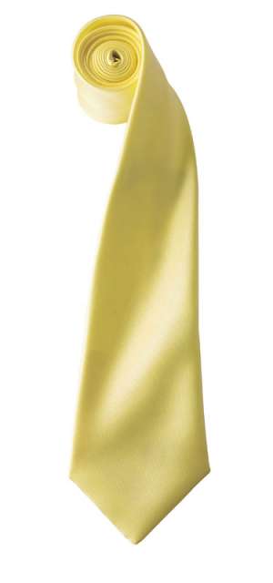 Premier 'colours Collection' Satin Tie - žltá