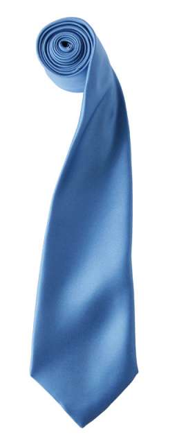 Premier 'colours Collection' Satin Tie - modrá