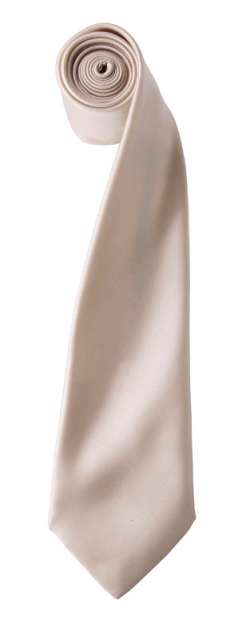 Premier 'colours Collection' Satin Tie - Premier 'colours Collection' Satin Tie - Natural