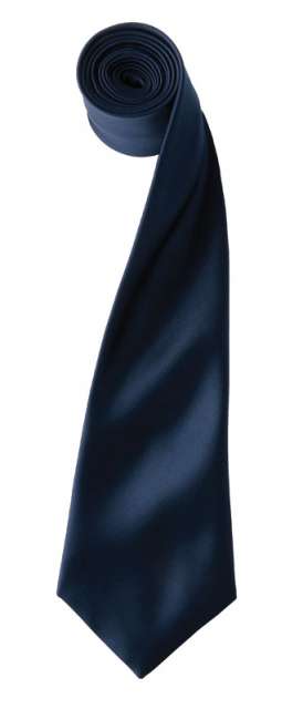 Premier 'colours Collection' Satin Tie - Premier 'colours Collection' Satin Tie - Navy
