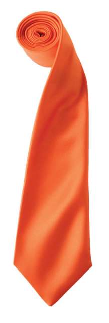 Premier 'colours Collection' Satin Tie - Orange