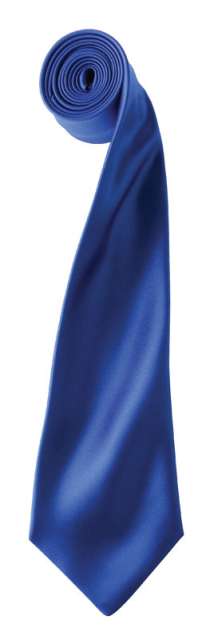 Premier 'colours Collection' Satin Tie - modrá