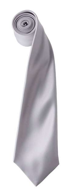 Premier 'colours Collection' Satin Tie - grey