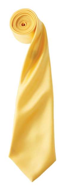 Premier 'colours Collection' Satin Tie - yellow