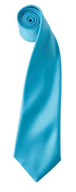Premier 'colours Collection' Satin Tie - modrá