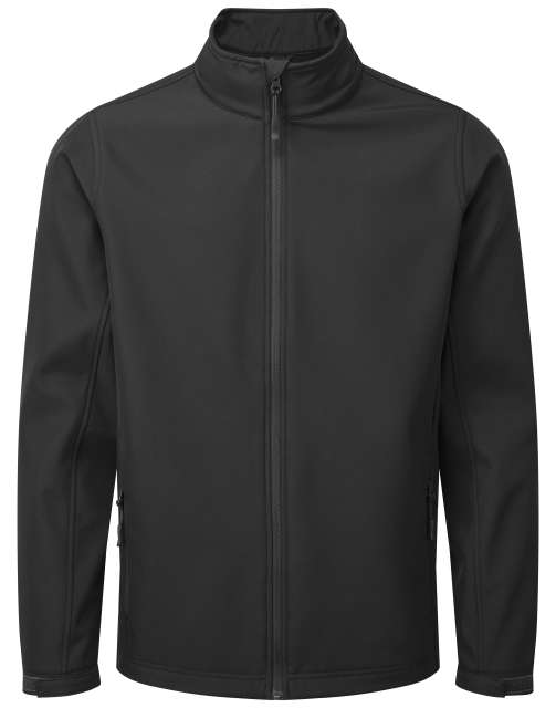 Premier Men’s Windchecker® Printable & Recycled Softshell Jacket - čierna