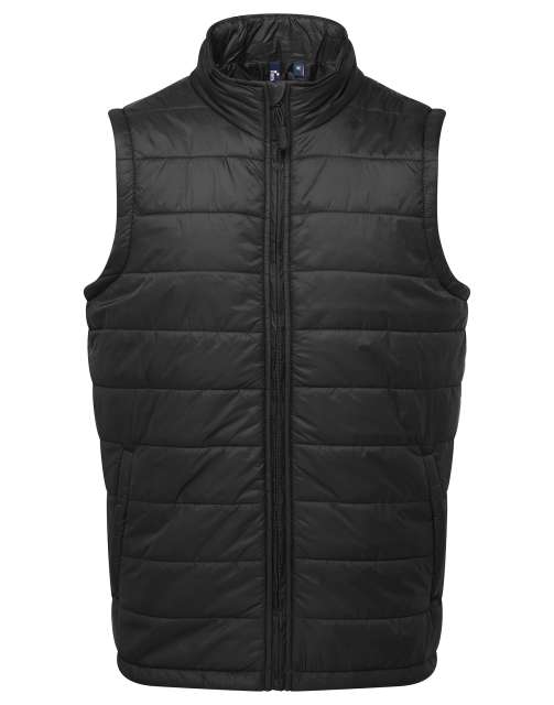 Premier Men's 'recyclight' Padded Gilet - black