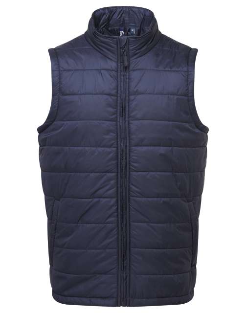 Premier Men's 'recyclight' Padded Gilet - blau