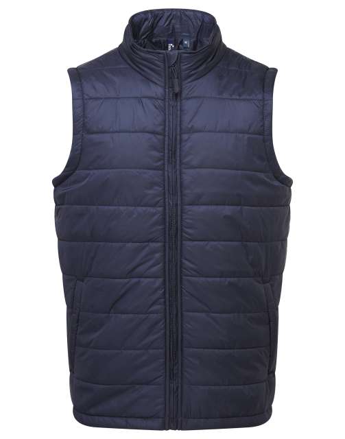 Premier Men's 'recyclight' Padded Gilet - Premier Men's 'recyclight' Padded Gilet - Navy