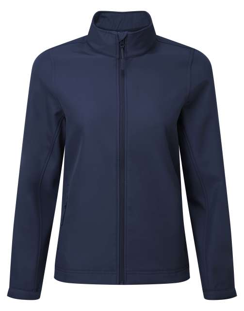 Premier Women’s Windchecker® Printable & Recycled Softshell Jacket - blue
