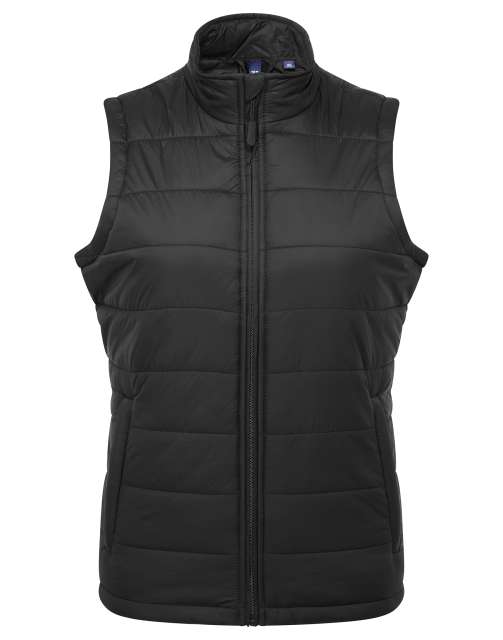 Premier Women's 'recyclight' Padded Gilet - black