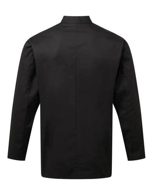 Premier 'essential' Long Sleeve Chef's Jacket - čierna