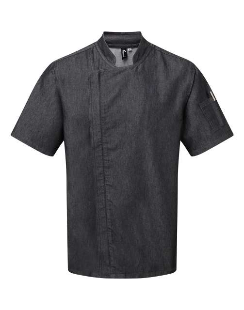 Premier Chef's Zip-close Short Sleeve Jacket - Premier Chef's Zip-close Short Sleeve Jacket - Tweed