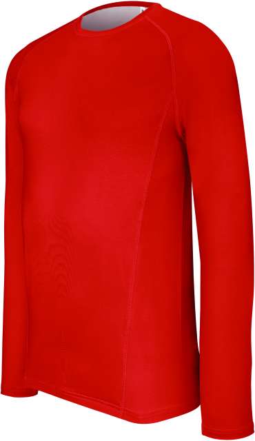 Proact Adults' Long-sleeved Base Layer Sports T-shirt - Proact Adults' Long-sleeved Base Layer Sports T-shirt - Red