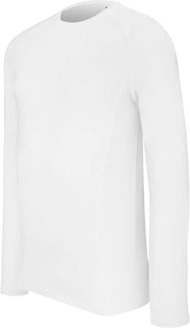 Proact Adults' Long-sleeved Base Layer Sports T-shirt - bílá