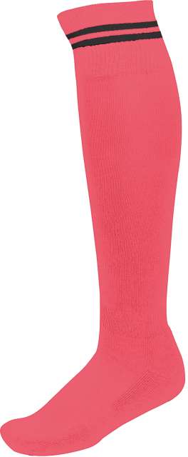 Proact Striped Sports Socks - Proact Striped Sports Socks - Heliconia