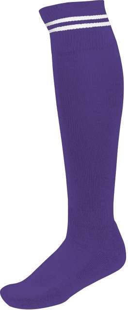 Proact Striped Sports Socks - Proact Striped Sports Socks - Purple