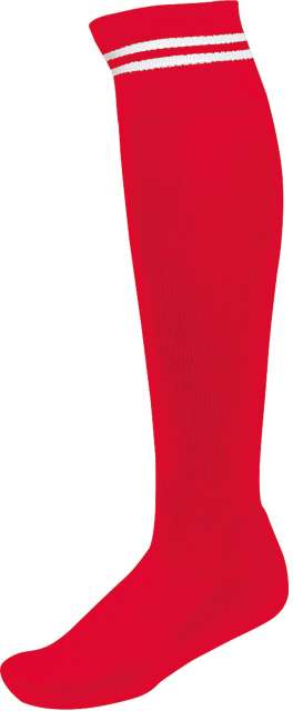 Proact Striped Sports Socks - red