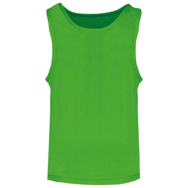 Proact Kid's Lightweight Mesh Multisport Bib - green