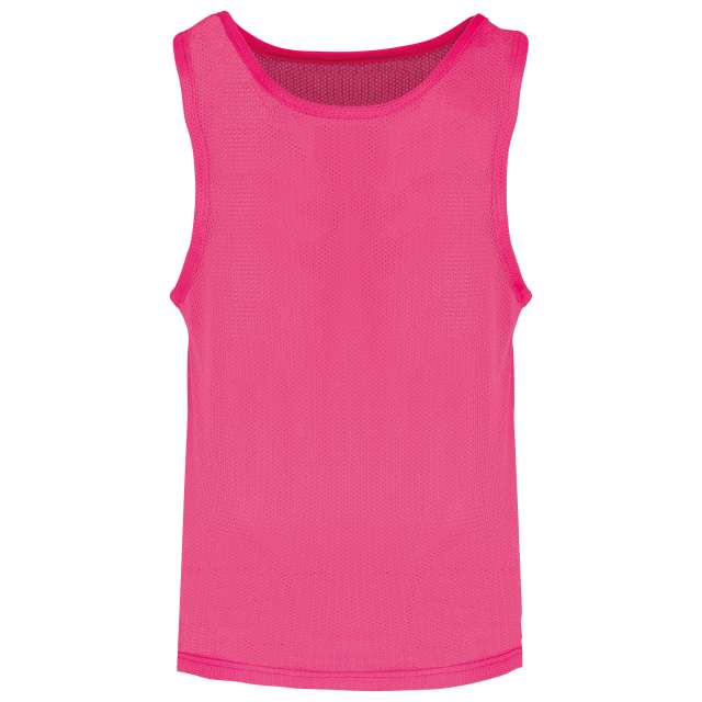 Proact Kid's Lightweight Mesh Multisport Bib - ružová