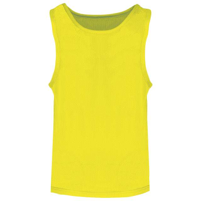 Proact Kid's Lightweight Mesh Multisport Bib - yellow