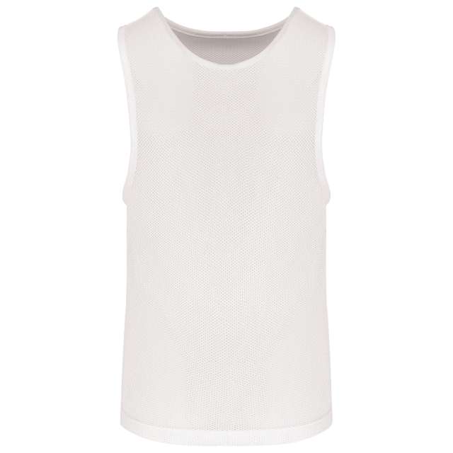 Proact Kid's Lightweight Mesh Multisport Bib - white