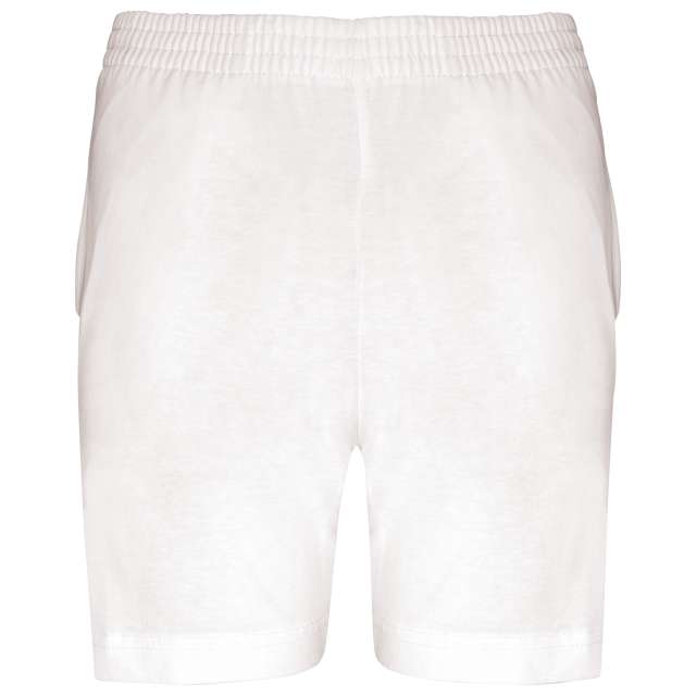 Proact Kids' Jersey Sports Shorts - Proact Kids' Jersey Sports Shorts - White