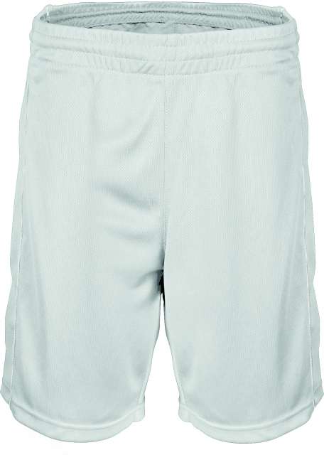 Proact Men's Basketball Shorts - Proact Men's Basketball Shorts - White