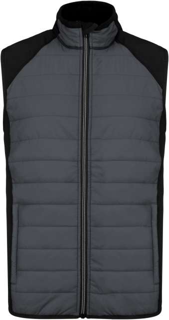 Proact Dual-fabric Sleeveless Sports Jacket - grey