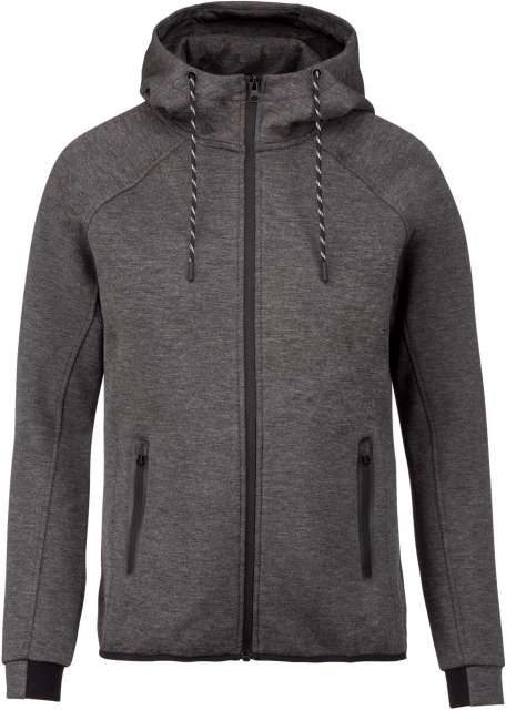 Proact Men's Hooded Sweatshirt mikina - šedá