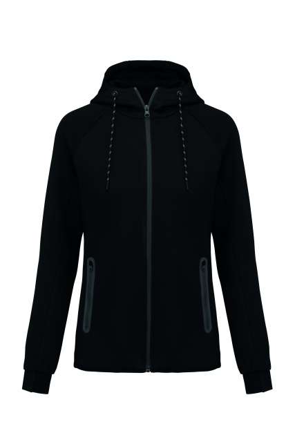 Proact Ladies’ Hooded Sweatshirt - Proact Ladies’ Hooded Sweatshirt - Black