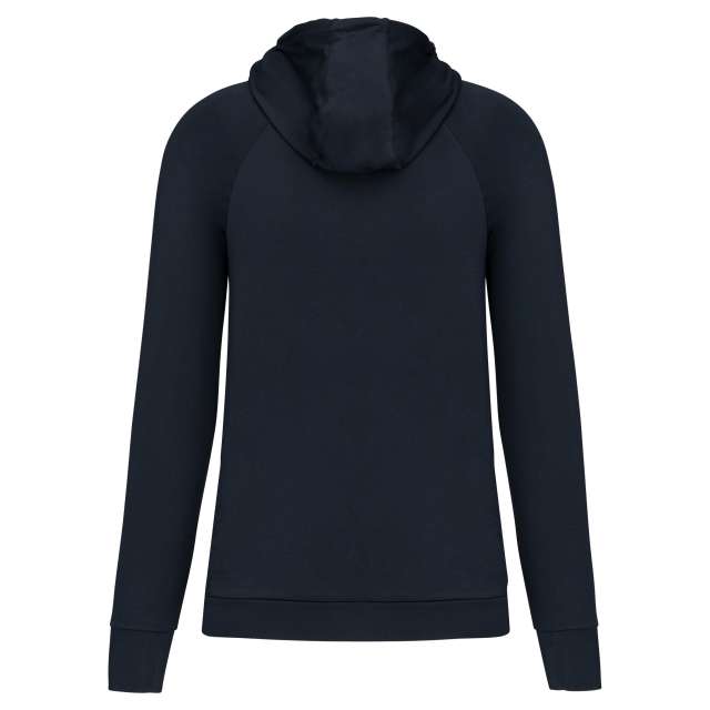 Proact Zip Neck Hooded Sports Sweatshirt mikina - modrá