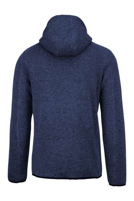 Proact Men's Heather Hooded Jacket - blau