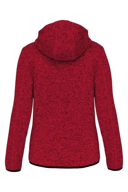 Proact Ladies’ Heather Hooded Jacket - červená