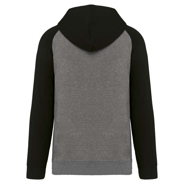 Proact Adult Two-tone Hooded Sweatshirt - grey