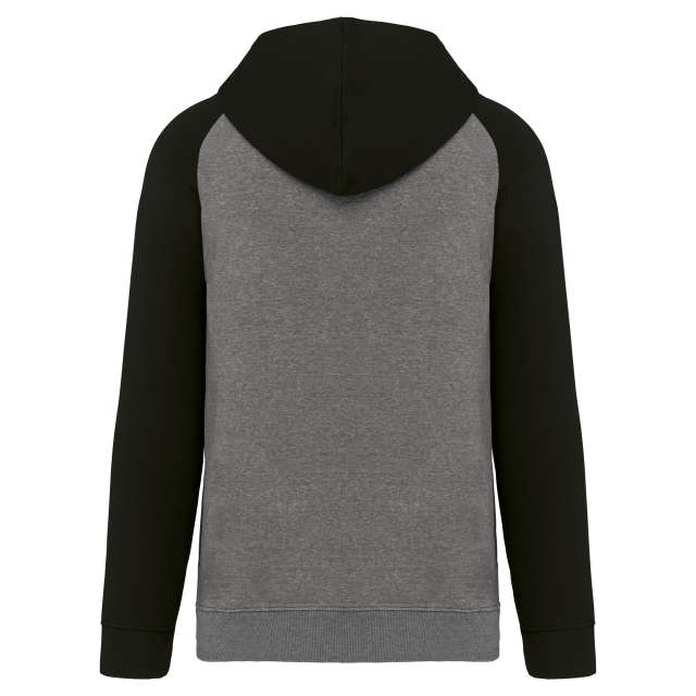 Proact Adult Two-tone Hooded Sweatshirt - Proact Adult Two-tone Hooded Sweatshirt - Graphite Heather