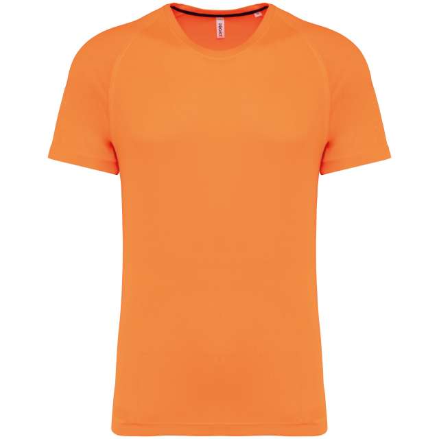 Proact Men's Recycled Round Neck Sports T-shirt - Proact Men's Recycled Round Neck Sports T-shirt - Safety Orange