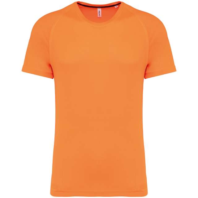 Proact Men's Recycled Round Neck Sports T-shirt - Orange