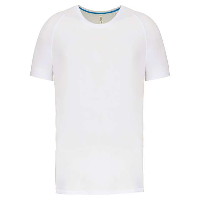 Proact Men's Recycled Round Neck Sports T-shirt - bílá