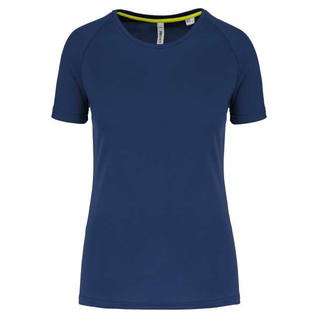 Proact Ladies' Recycled Round Neck Sports T-shirt - modrá