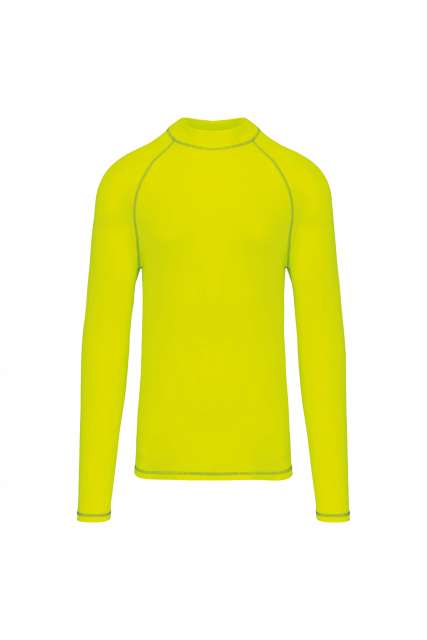 Proact Men's Technical Long-sleeved T-shirt With Uv Protection - Gelb