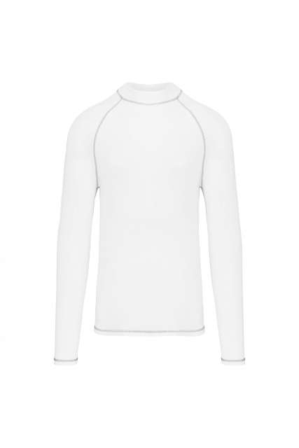 Proact Men's Technical Long-sleeved T-shirt With Uv Protection - white